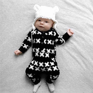 2020 Autumn Infant clothing baby rompers cotton long-sleeved fashion XX Jumpsuit newborn toddler baby boy girl clothes