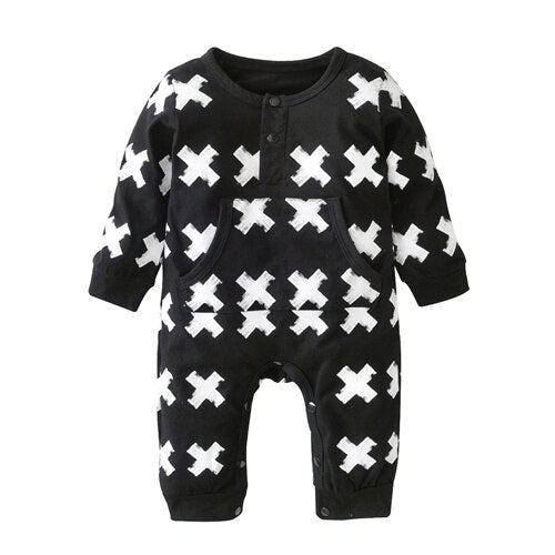 2020 Autumn Infant clothing baby rompers cotton long-sleeved fashion XX Jumpsuit newborn toddler baby boy girl clothes