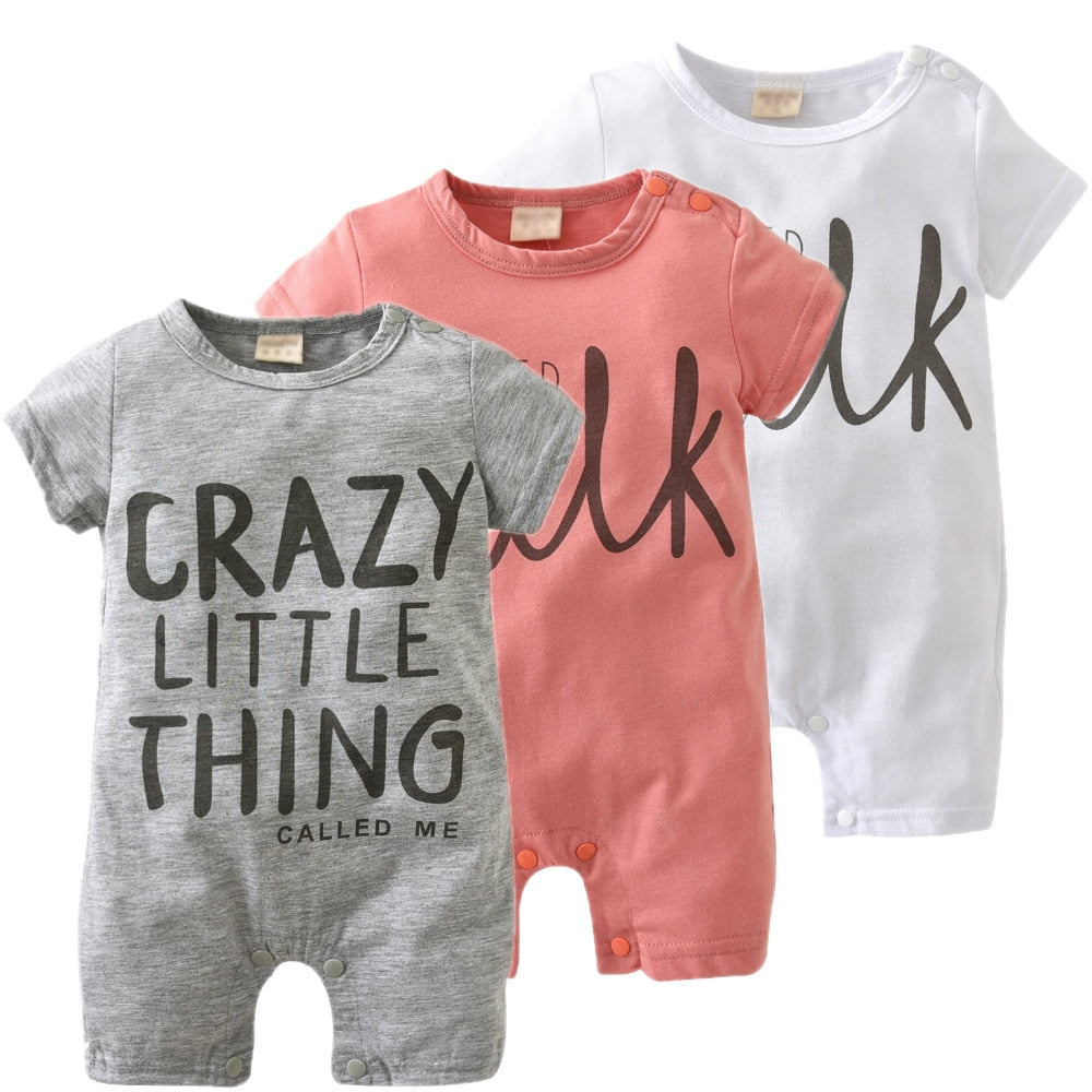 2020 New Fashion baby Romper unisex cotton Short sleeve newborn baby clothes jumpsuit Infant clothing set roupas de