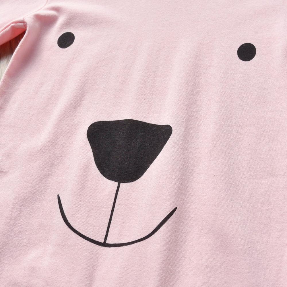 Infant Girl Clothing Baby Romper Long Sleeve Solid Color Cosplay Bear Hooded Jumpsuit and Headband Newborn Baby Clothes Outfits